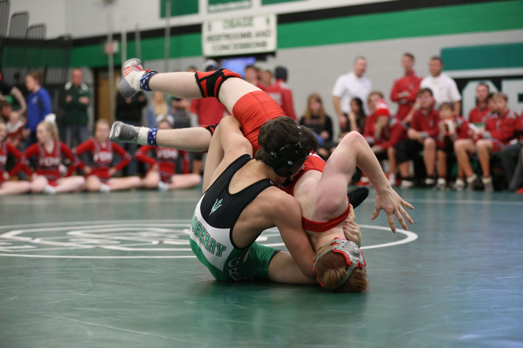 Osage, Forest City, Clarion and New Hampton wrestling, Dec. 22, 2017